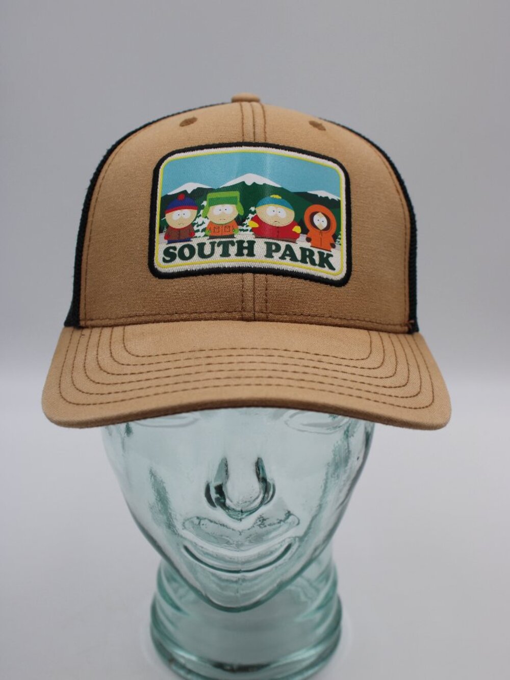 South Park Trucker Hat SnapBack Cap OSFM Adjustable Brown Black Cartoon Comedy